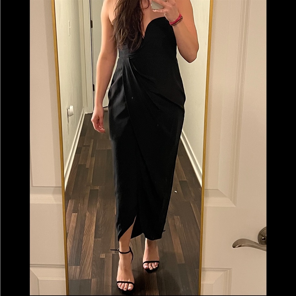 Zimmermann Strapless Drape Maxi Dress Size 3